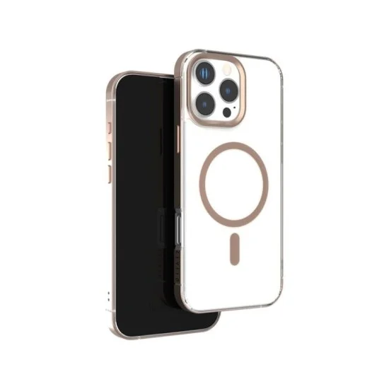 Cover Iphone 16 Pro Max Magsafe Clara Grip Case Levelo Morphix - Rose Gold